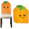 6 Pack Pumpkin Chair Covers for Halloween Decorations Home Office Party 19x26 In